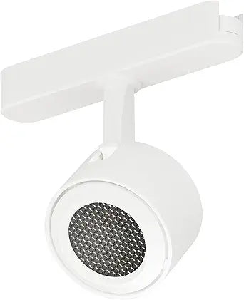 ET2 Lighting Continuum 1-Light 2" Track Light | White Finish | Aluminum Construction | Modern Adjustable Track Lighting for Ceilings | Multiple Adjustable Heads | ETL21211-WT