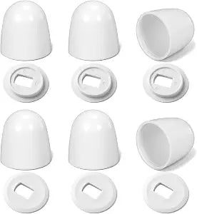 6 Pcs Toilet Bowl Caps, Toilet Caps for Bottom of Toilet