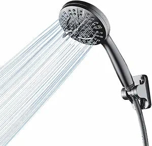 Original StoneStream 10 Mode Black Showerhead - Upgrade Your Shower Game: 10 Blissful Water Modes for Personalized Comfort | Redefine Your Shower Experience with Black Beauty