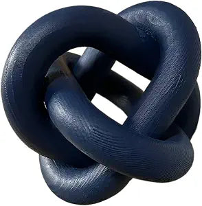 Wood Knot Decor -Coffee Table Decor,Navy Blue Decor Shelf Decor
