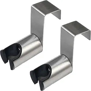 Bidet Sprayer Holder Universal Bidet Attachment Holder Stainless Steel Bathroom Attachment Hanging Bracket for Hand Shower Toilet Bidet Sprayer-2 Pcs