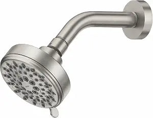 Moen Ignite Five-Function 3 3/4" Diameter Spray Head Wallmount, Spot Resist Brushed Nickel, 20090SRN