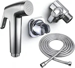 Dog Shower Attachment Kit with Handheld Sprayer  8FT Flexible Stainless Steel Hose + Shower Arm Diverter  High Pressure Pet Bath Wand for Medium & Large Dogs, Long Thick Coat, Indoor All-Year Use