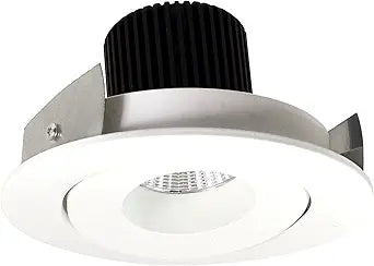 Nora Lighting NIO-4RG27XMPW/10 Nora Lighting NIO-4RG27X/10 Iolite 4" LED Adjustable Recessed Trim - 2700K - 1000 Lumens - Gimbal