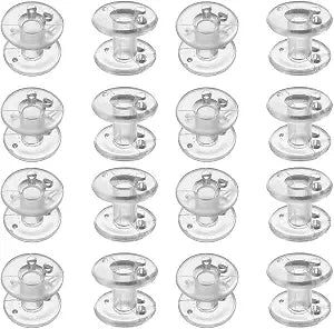 Pleated Shade Hold Downs Spool Tensioner, Clear Rv Shade Clips, 16-Pack Anti-Rattle Tensioner for RV Day/Night Blinds