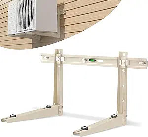 Mini Split Wall Mounting Bracket: Condenser Wall Mount Rack for 7000 9000 12000 18000 24000 30000 36000 BTU Mini Split Air Conditioner Units, Outside Split System Mount Condenser Bracket, Max 550 LBS