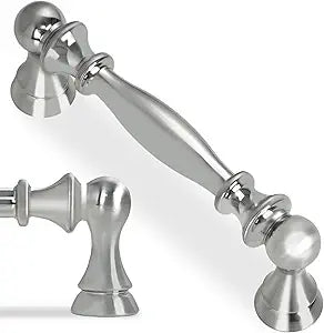 10 Pack 3-3/4 inch Brushed Satin Nickel Kitchen Cabinet Handles Cabinet Pulls Sliver Drawer Pulls Kitchen Cabinet Hardware Handles Drawer Pulls Dresser Handles