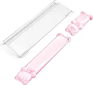16.9inch Computer Keyboard Stand for Desktop,Gel Keyboard Wrist Rest Set