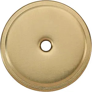 khtumeware 10-Pack 1-3/4 Inch Round Satin Gold Backplate for Knobs in Brushed Brass Cabinet Hardware Knob Backplate/Back Plate
