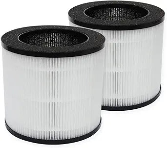 PUREBURG Replacement Filters Compatible with Ganiza A10 Air Purifier,2-Pack H13 HEPA Activated Carbon 2-in-1 4-Stage Filtration For Air Clean Dust VOCs Odor