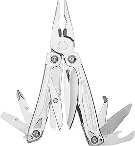 LEATHERMAN, Wingman Multitool with Spring-Action Pliers and Scissors, Stainless Steel