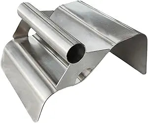 Concrete Curb Trowel, Garden Edging Curb Trowel Concrete Tool, Concrete Curb Machine, Concrete Curbing Trowel with Putty Knife (Silver)