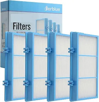 DerBlue 4pcs Replacement Filters Compatible with Holmes AER1 Type Total Air Filter,for 30AT and 242-NUC,Total Air Filter Replacement Filters for 30AT