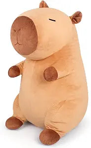 SuzziPals Giant Capybara Plush 30", Jumbo Soft Capybara Stuffed Animal, Giant Plush Toys Hugging Plush for Stress Relief & Cozy at Night, Huge Cuddly Capibara Plushie Gift for Kids Adults