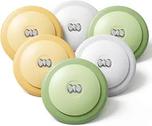 6 Pack Sink Drain Strainer - Effective Shower Hair Catcher, Durable Bathroom Accessories - 3.9 inch Diameter, Silicone Material