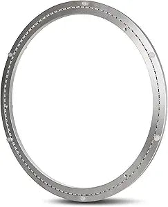 18 Inch Lazy Susan Heavy-Duty Aluminium Alloy Rotating Bearing Lazy Susan Hardware- Mute Bearing Turntable Ring Hardware for Dining and DIY Furniture (Capacity up to 550lb)