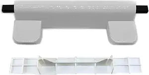 Toilet Seat Hinge Kit for Elongated Toilet Seat Compatible with Kohler 1150464-0, Slow and Quiet Close Design, White