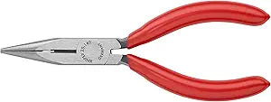 KNIPEX - 25 01 140 Tools - Long Nose Pliers With Cutter (2501140), 5.5