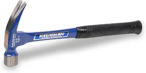 VAUGHAN Steel Eagle Curved Claw Hammer, Made in the USA, Shock Block, 22 oz, R404ML, VN10120