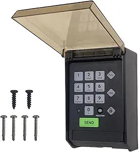 Wireless Keypad for Ghost Controls Gate Opener Keypad, Premium Wireless Keypad with Weatherproof Cover for Automatic Gate Openers - Model AXWK, Compatible with AXS1 AXP1 Remote