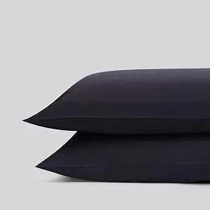 Fabdreams 100% Organic Cotton Standard Queen Pillowcases| 400 Thread Count | Luxury Hotel Collection | GOTS Certified Long Staple Cotton| Smoother Than Egyptian Cotton|Set of 2-20" x 30"|Dark Gray