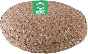 Molly Mutt Daysleeper Dog Bed Duvet Cover, GOTS-Certified 100% Organic Cotton Canvas Cover for Dog, Puppy, or Cat Bed, Durable, Washable, and Free of Harmful Chemicals, Round, 36"x5"
