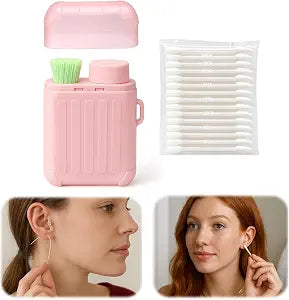 XANGNIER Ear Piercing Cleaner,Ear Piercing Cleaning Kit for Girls Women Men