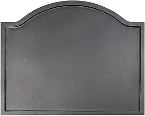 Minuteman International Plain Design Cast Iron Fireback, Small,Black