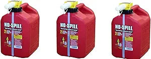 No-Spill 1405 2-1/2-Gallon Poly Gas Can (3;,PACK)