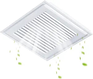 Baquler 1 Pc 12 x 12 Inch Bathroom Exhaust Fan Cover with Spring Square