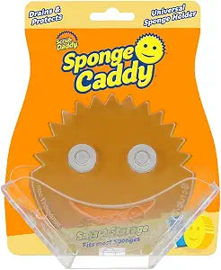 Scrub Daddy Sponge Holder - Sponge Caddy for Kitchen Organization - Self-Draining & Dishwasher Safe with Universal Suction (1 Count)