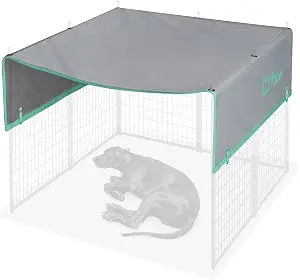 FXW Sun Shade Specialized for FXW Dog Playpen (Not Suitable for Other Brands), Fits for 50" H Rollick/Instant Dog PlaypenPatent Pending (Playpen not Included)
