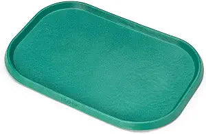 West Paw Seaflex Doggie Placemat  Less Mess Placemats for Dogs, Cats, Pets for Quiet Feeding  Eco-Friendly  Dishwasher Safe, Non-Toxic, Non-Slip  Raised Edges to Hold Dog Bowls, Kelp