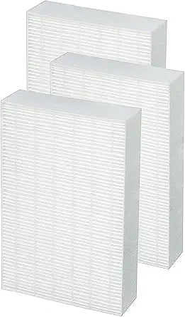 3 Pack True HEPA Filter R Replacement for Honeywell HRF-R2 HRF-R3 Air Purifier, Filter R
