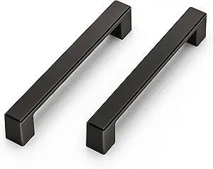 Cobbe 10 Pack Matte Black Square Cabinet Handles (25 Pack Matte Black)