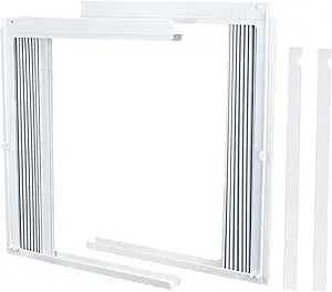 LBG Products Window Air Conditioner Side Panel and Frame Set,AC Accordion Filler Kit,Fits Most 8000BTU Window Air Conditioners,AC Side Panels Frame Kit