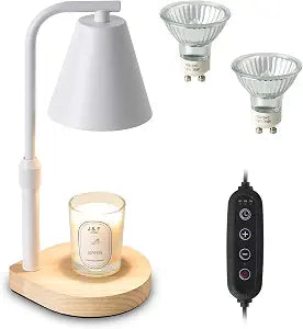 Electric Candle Warmer Lamp with Timer,4-Level Dimmer,Adjustable Height.