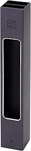 Case with Magnetic Holder, Charger Storage, Extra Storage Pouch and Anodized Metal Protection (Gray)