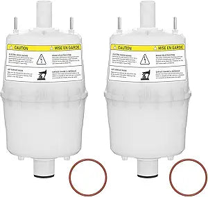80 Steam Canister Replacement Compatible with AprilAire Steam Humidifier Model 800, 801, 865, and 866, 80 Canister Replacement with O-Ring for Leak-Proof Seal, Pack of 2