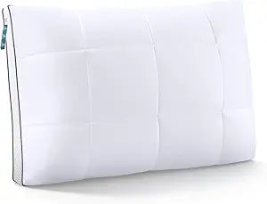 Luxury Adjustable Pillows Standard Size for Side Sleepers, Dual Layer Adjust Height Soft Firm Cooling Bed Pillow for Back, Stomach or Side Sleepers - Hotel Collection