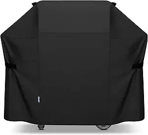 SunPatio 58 Inch Outdoor Grill Cover, Compatible for Weber Genesis II, Genesis 300 and II LX 300 Series Gas Grills, Heavy Duty Waterproof Barbecue Cover, Compared to Weber 7130, 58"W x 25"D x 44.5"H