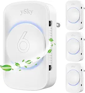 Plug In Air Purifier for Home (4 packs), Negative Ion Air purifier,Quiet Ionizers Air Freshener for home,Bathroom,Bedroom,Portable Air Purifiers for Odor,Pet smell,Mini Air ionizers