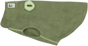 RC Pet Products Baseline Fleece Dog Coat, Everyday Base Layer (Dark Olive/Green, 18)