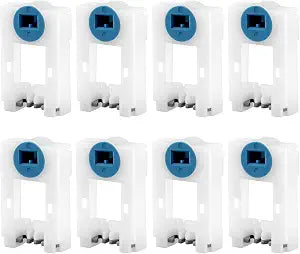 QWORK Tilt Window Spiral Balance Pivot Lock Shoe, 8 Pack Glass Filled PA Material, Tilt Window Accessories - 2x1.23x0.54in