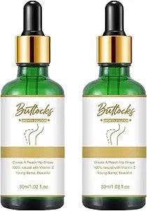 2pc Hiplift Buttocks Essential Oil, Butt Firming Enhancement Essential Oil for Women, Natural Herbal Hip Lift Up Massage Oil, Hip up Oil, Bigger Buttock Firm Massage Oil for Women