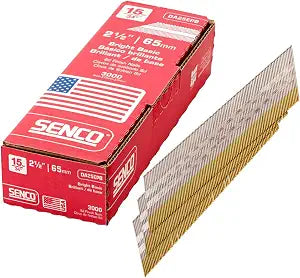 Senco DA25EPB 15 Gauge by 2-1/2 inch Length Bright Basic Finish Nail (3,000 per box)