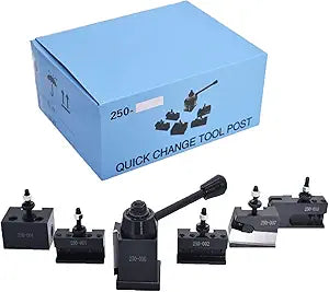 OXA 6-Pack Wedge Type Quick Change Tool Post Set for Lathe up to 8Inch