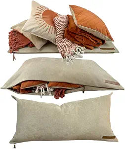 THE STORAGE PILLOW XL zippered storage Pillowcase FILL w Clothes Bedding Blankets to maximize Space - RV Camper Dorm Tiny Home Boat Inside Organization Ideas Accessories - Small Space Storage Solution
