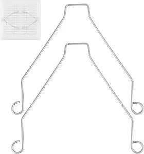 2 Pack S99140187 Grille Spring Clips for Broan-Nutone Square Exhaust Fans