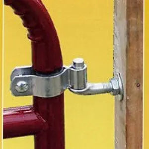 SpeeCo Gate Hinge S16100900 - Surface Mount Metal Pipe Gate Hinge - 2 Count
